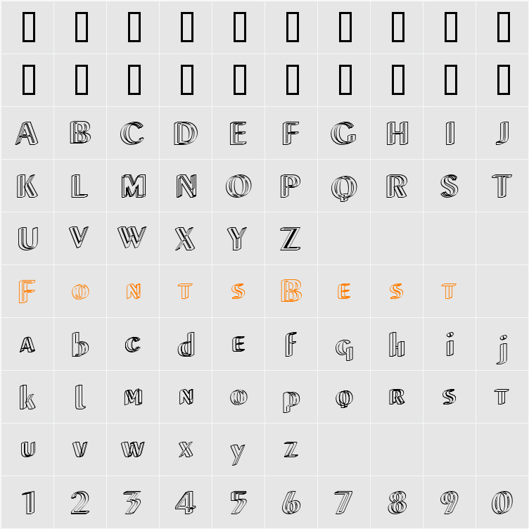 JI-Nicest Character Map