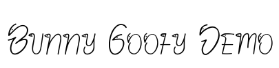 Bunny Goofy Demo Font Image