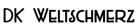 DK Weltschmerz Font Image