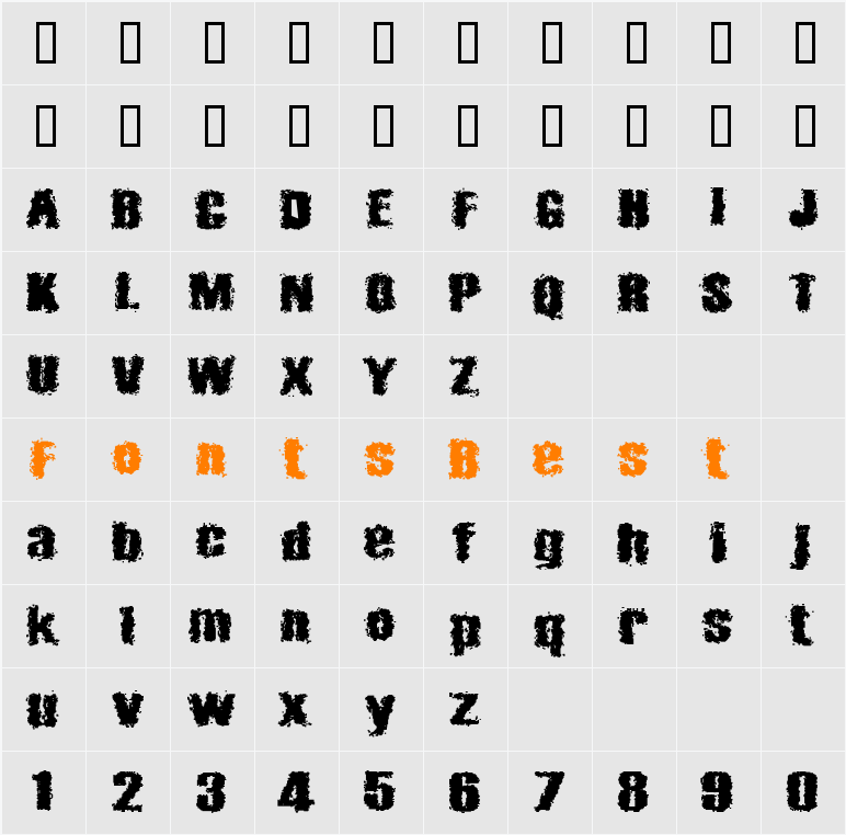Barricades Character Map