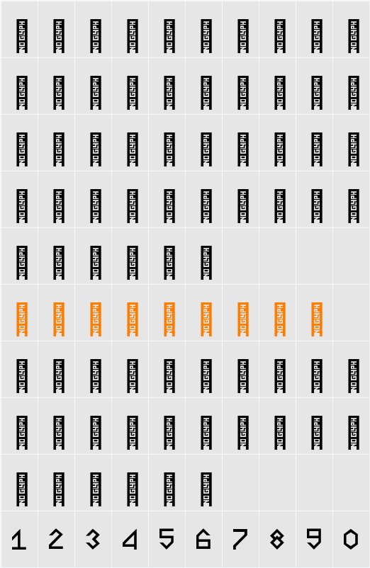 GothicVyaz Character Map