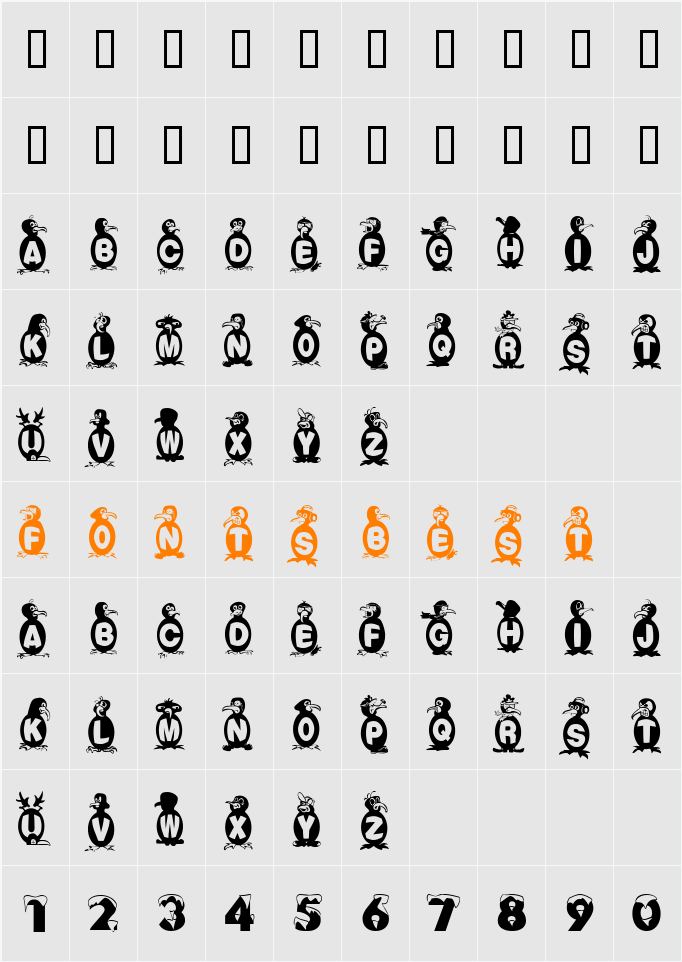JI-Modulo Character Map