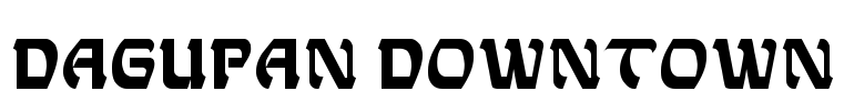 Dagupan Downtown Font Image