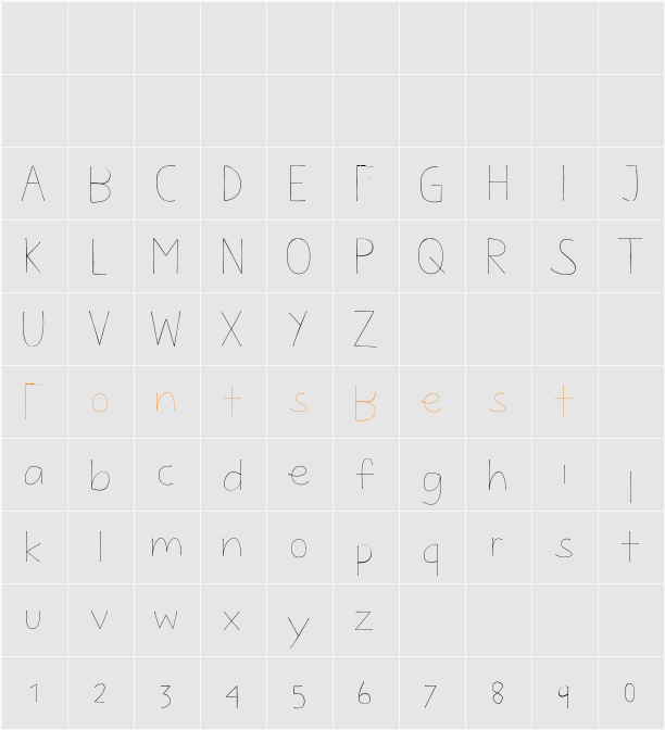 FlowProu Character Map