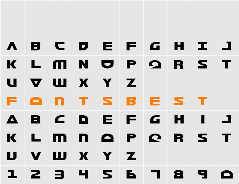 Morse NK Condensed Character Map