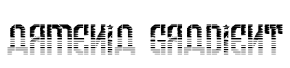 Armenia Gradient Font Image
