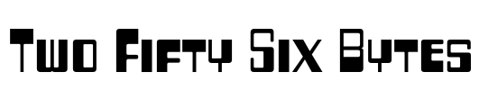 Two Fifty Six Bytes