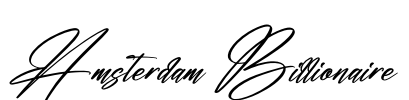 Amsterdam Billionaire Font Image