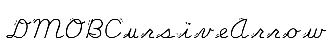 DMOBCursiveArrow