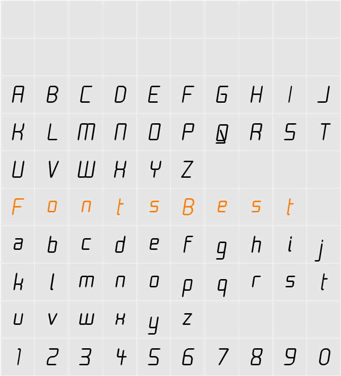 Moondog Thirty Character Map