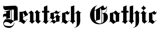 Deutsch Gothic