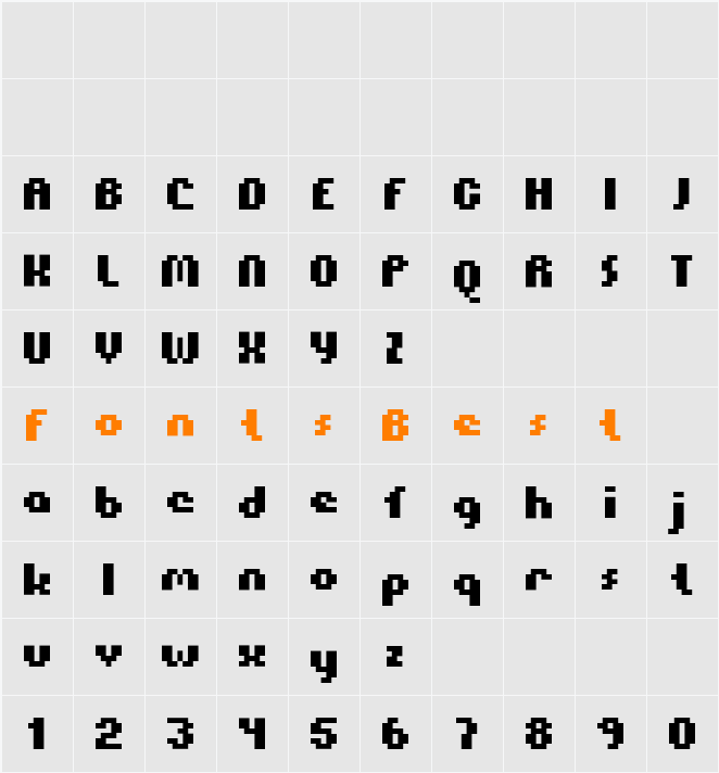 Myopic Character Map