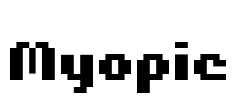 Myopic Font Image