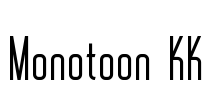 Monotoon KK Font Image
