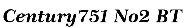 Century751 No2 BT