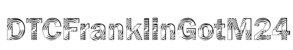 DTCFranklinGotM24 Font Image