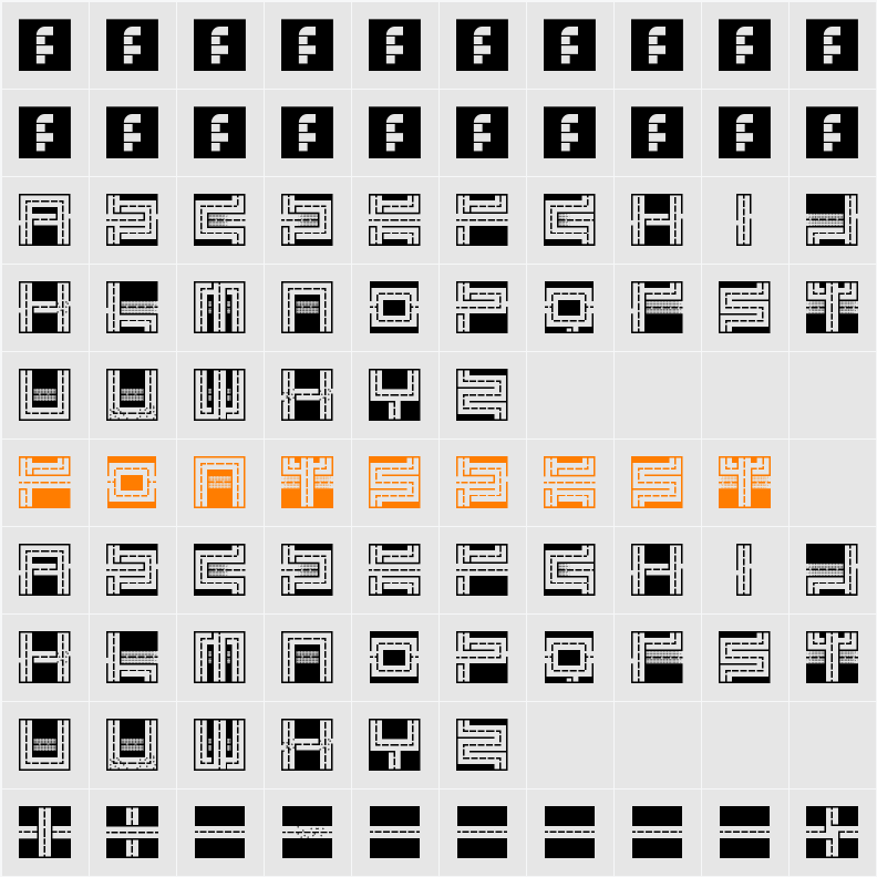Melancholic Roadeo Character Map