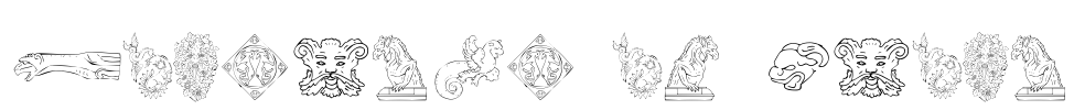 Monsters of Stone Font Image