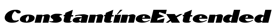 ConstantineExtended Font Image