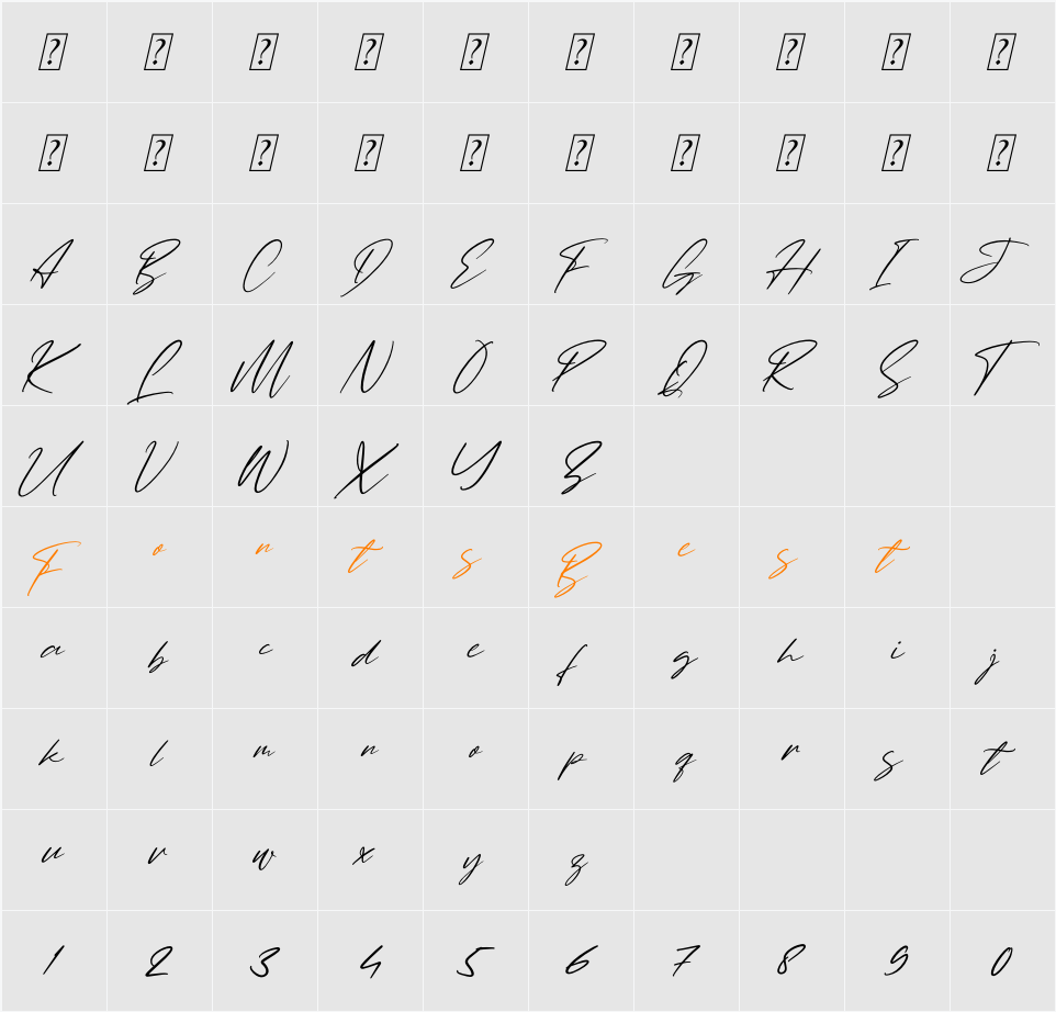 Bullgeria Character Map