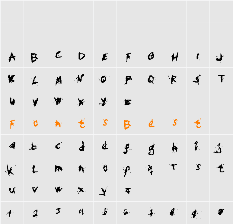 My Hand Fights Character Map