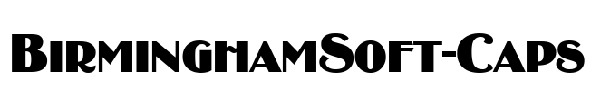 BirminghamSoft-Caps Font Image