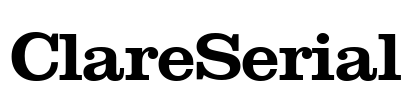 ClareSerial Font Image
