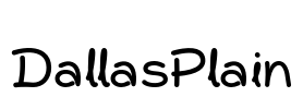 DallasPlain Font Image