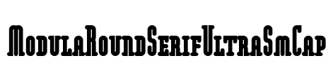ModulaRoundSerifUltraSmCap