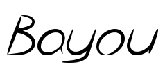 Bayou Font Image
