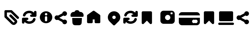Arista Pro Icons Font Image