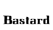 Bastard Font Image