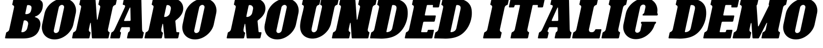 Bonaro Rounded Italic Demo
