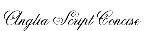 Anglia Script Concise