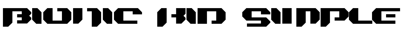 Bionic Kid Simple