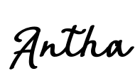Antha Font Image