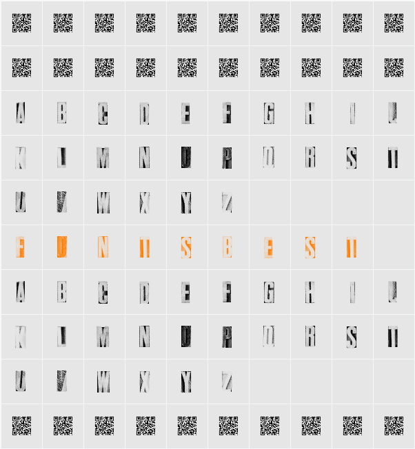 FineThings Character Map