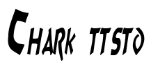 Chark ttstd Font Image