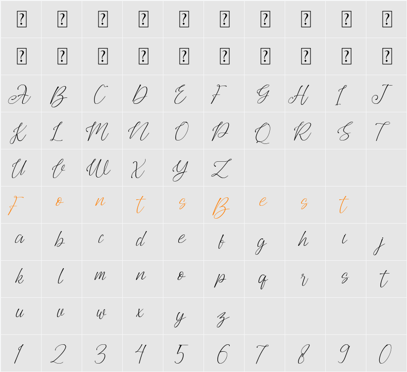 Agus Hasny Character Map