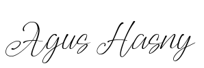 Agus Hasny Font Image