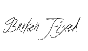 BrokenFixed Font Image