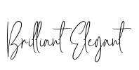 Brilliant Elegant Font Image