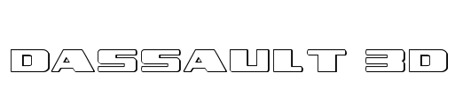 Dassault 3D Font Image