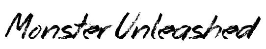 Monster Unleashed Font Image