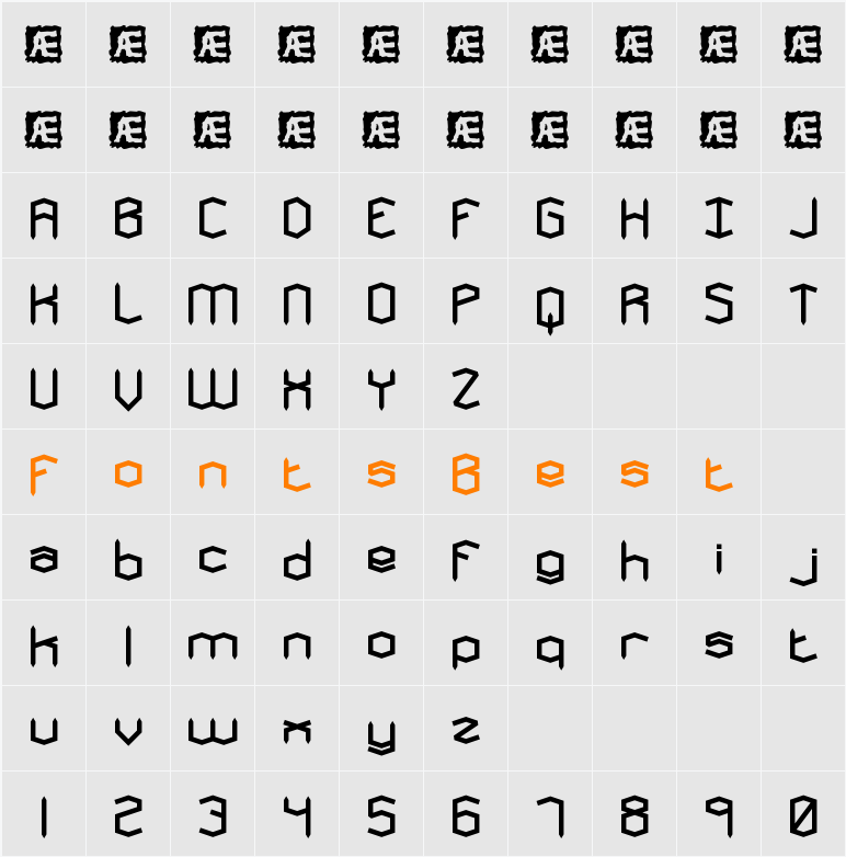 Mysterons BRK Character Map