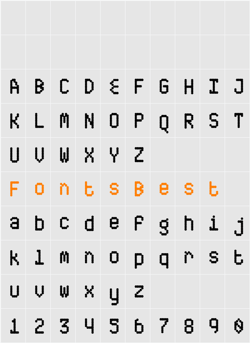 ABS Character Map