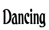 Dancing Font Image