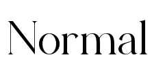 Normal Font Image
