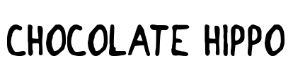 Chocolate Hippo Font Image