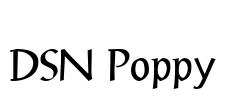 DSN Poppy Font Image